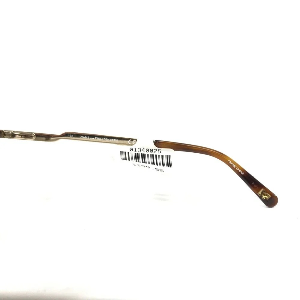 Diane von Furstenberg Eyeglasses Frames DVF5103 240 Tortoise Gold 53-16-135